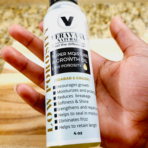 MOISTURE & GROWTH OIL FOR LOW POROSITY HAIR