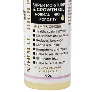 MOISTURE LOCK & GROWTH OIL FOR NORMAL TO HIGH POROSITY HAIR