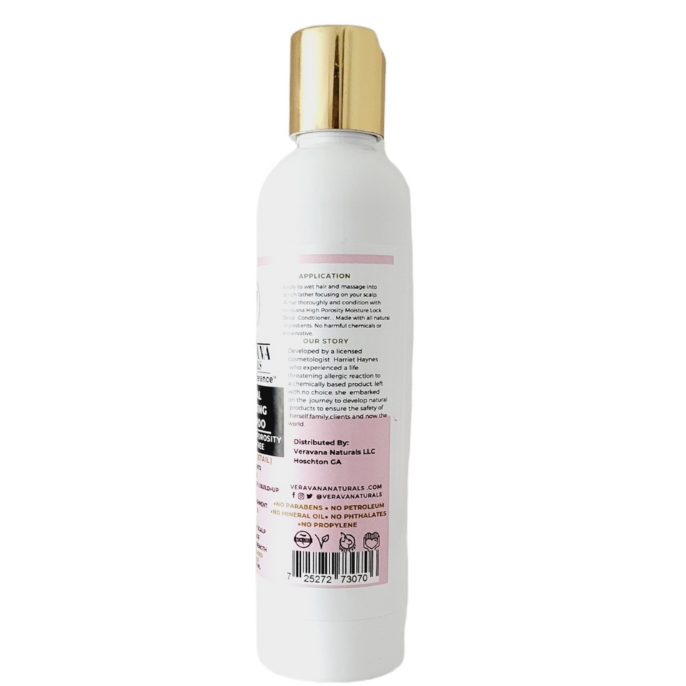 HERBAL CLEANSING SHAMPOO FOR NORMAL TO HIGH POROSITY  HAIR TYPES