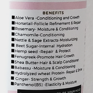 HERBAL CLEANSING SHAMPOO FOR NORMAL TO HIGH POROSITY  HAIR TYPES