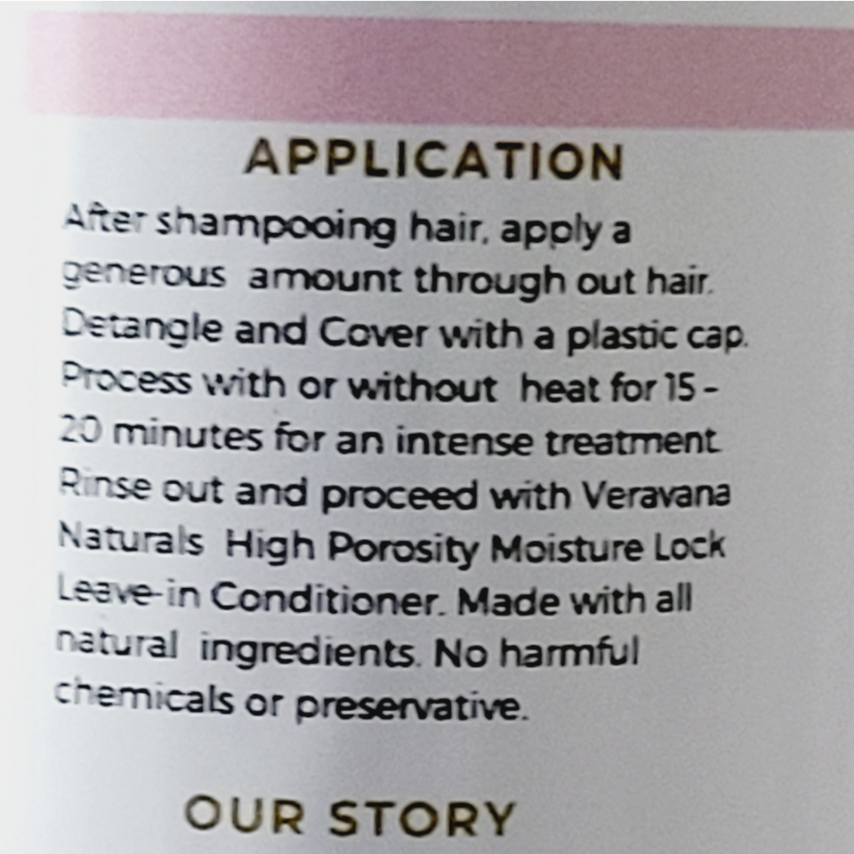 MOISTURE LOCK LEAVE IN CONDITIONER FOR  NORMAL TO HIGH POROSITY HAIR