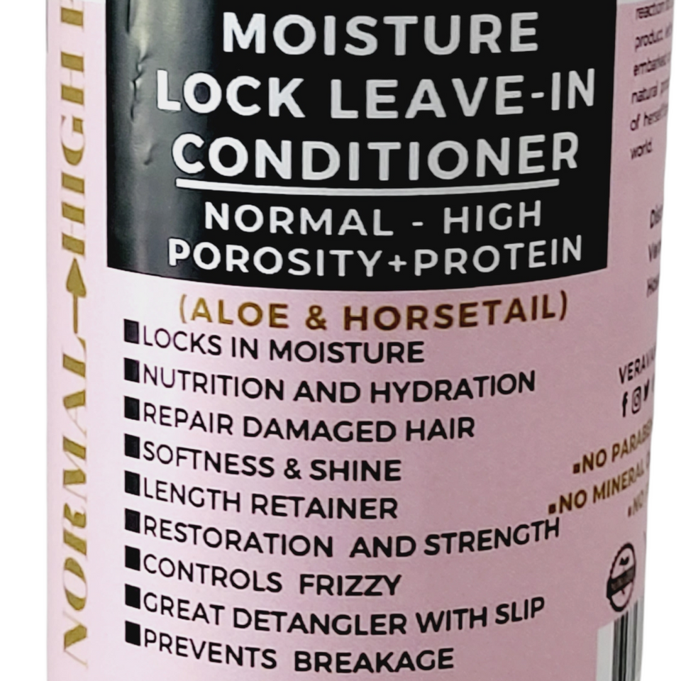 MOISTURE LOCK LEAVE IN CONDITIONER FOR  NORMAL TO HIGH POROSITY HAIR