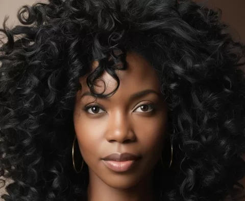 Realistic-Black-woman-with-curly-hair-giving-an-eye-contact-_20250208_213757_0000